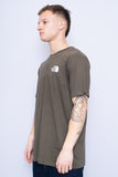 Polera Print verde the north face Talla L 2