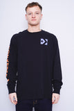 Polera Print negro converse Talla XL 1