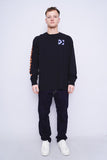Polera Print negro converse Talla XL 4