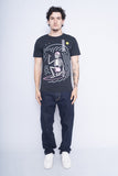 Polera Print negro fruit of the loom Talla S 4