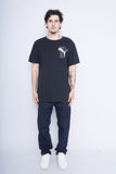 Polera Print negro Puma Talla L 4