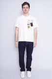 Polera Print crema true religion Talla L 4