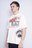 Polera Print crema hellstar Talla XL 2