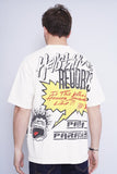 Polera Print crema hellstar Talla XL 3