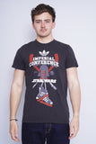 Polera Print negro ADIDAS Talla M 1