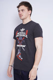 Polera Print negro ADIDAS Talla M 2