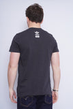 Polera Print negro ADIDAS Talla M 3