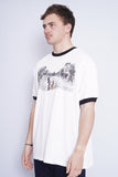 Polera Print blanco disneyland Talla XL 2