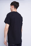 Polera Print negro gildan Talla L 3