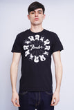 Polera Print negro gildan Talla S 1