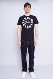 Polera Print negro gildan Talla S 4