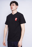 Polera Print negro lurking class Talla M 2