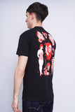 Polera Print negro lurking class Talla M 3