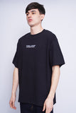 Polera Print negro penshoppe Talla XL 2