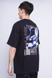 Polera Print negro penshoppe Talla XL 3