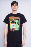 Polera Print negro dom Talla M 1