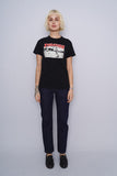 Polera Print negro TRASHER Talla S 4
