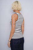 Polera Print bicolor cos Talla XS 3