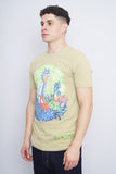 Polera Print verde pastel rick and morty Talla S 2