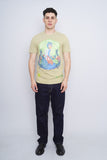 Polera Print verde pastel rick and morty Talla S 4