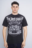 Polera Print negro majestic Talla M 1