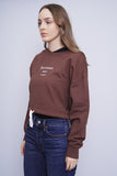 Poleron café FOREVER 21 FT JUICY COUTURE Talla M 2