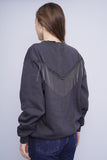 Poleron gris VINYL ICON Talla M 3