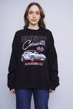 Poleron negro CORVETTE Talla L 1