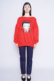 Poleron rojo BETTY BOOP Talla TU 4