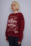 Poleron burdeo dr. pepper Talla M 2