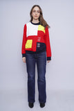 Poleron multicolor Tommy Hilfiger Talla M 4