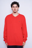 Sweater rojo Tommy Hilfiger Talla XL