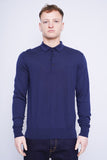 Sweater azul uni qlo Talla M 1