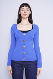 Sweater azul rey boston proper Talla S 1
