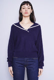 Sweater azul pink rose Talla L 1