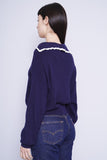 Sweater azul pink rose Talla L 3