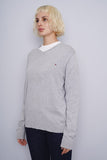 Sweater gris Tommy Hilfiger Talla M 2