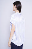 Top blanco/celeste GAP Talla L 3
