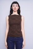 Top animal print café GAP Talla XS 1