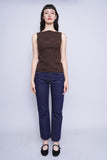 Top animal print café GAP Talla XS 4