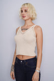 Top beige house of harlow 1960 Talla S 2