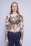 Top multicolor ED HARDY Talla M 1