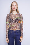 Top multicolor ED HARDY Talla L 1