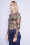 Top multicolor ED HARDY Talla L 2