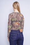 Top multicolor ED HARDY Talla L 3