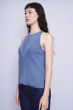 Top turquesa claro ANTHROPOLOGIE Talla S 2