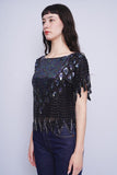 Top negro NOSTALGIC Talla TU 2