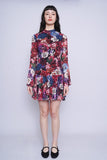 Vestido flores multicolor SENI AND CADE Talla XL 4