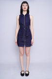 Vestido denim azul oscuro TOPSHOP by moto Talla 4 4