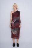 Vestido multicolor acoa Talla S 1